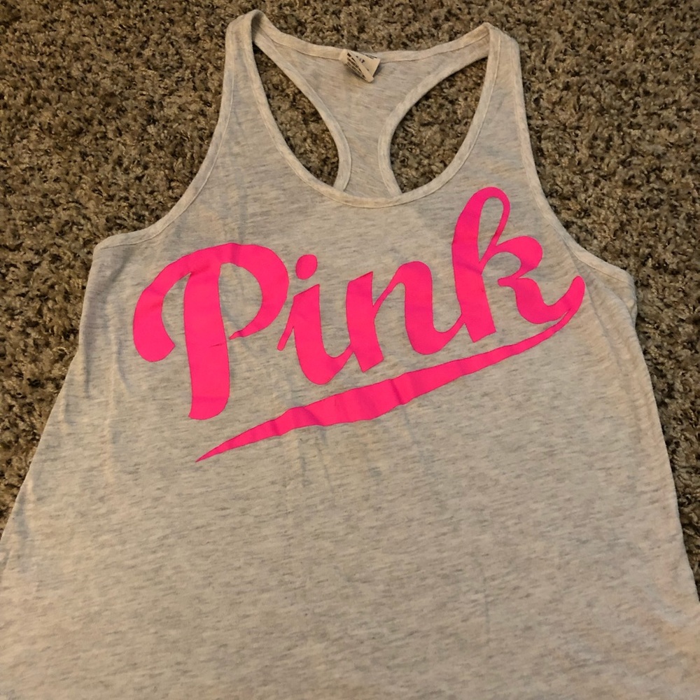 PINK racerback tank